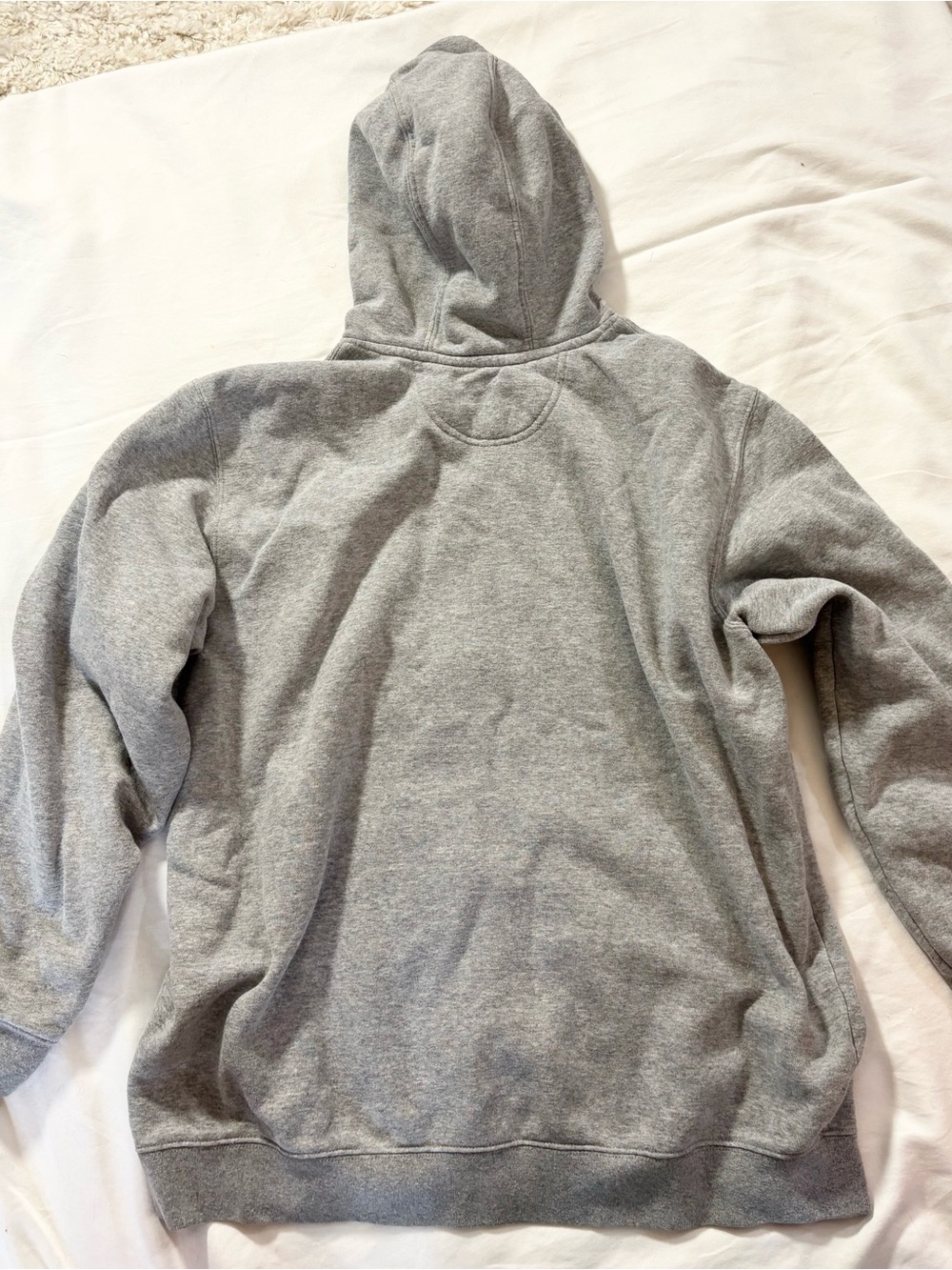 Carhartt Heather Gray Hoodie with Gold Logo - Picture 4 of 7